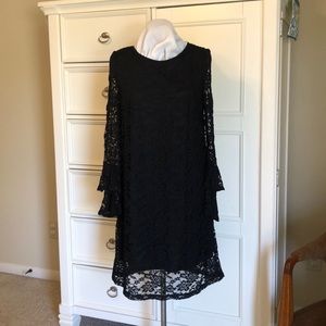 🖤 Tacera, Size S, black lace dress